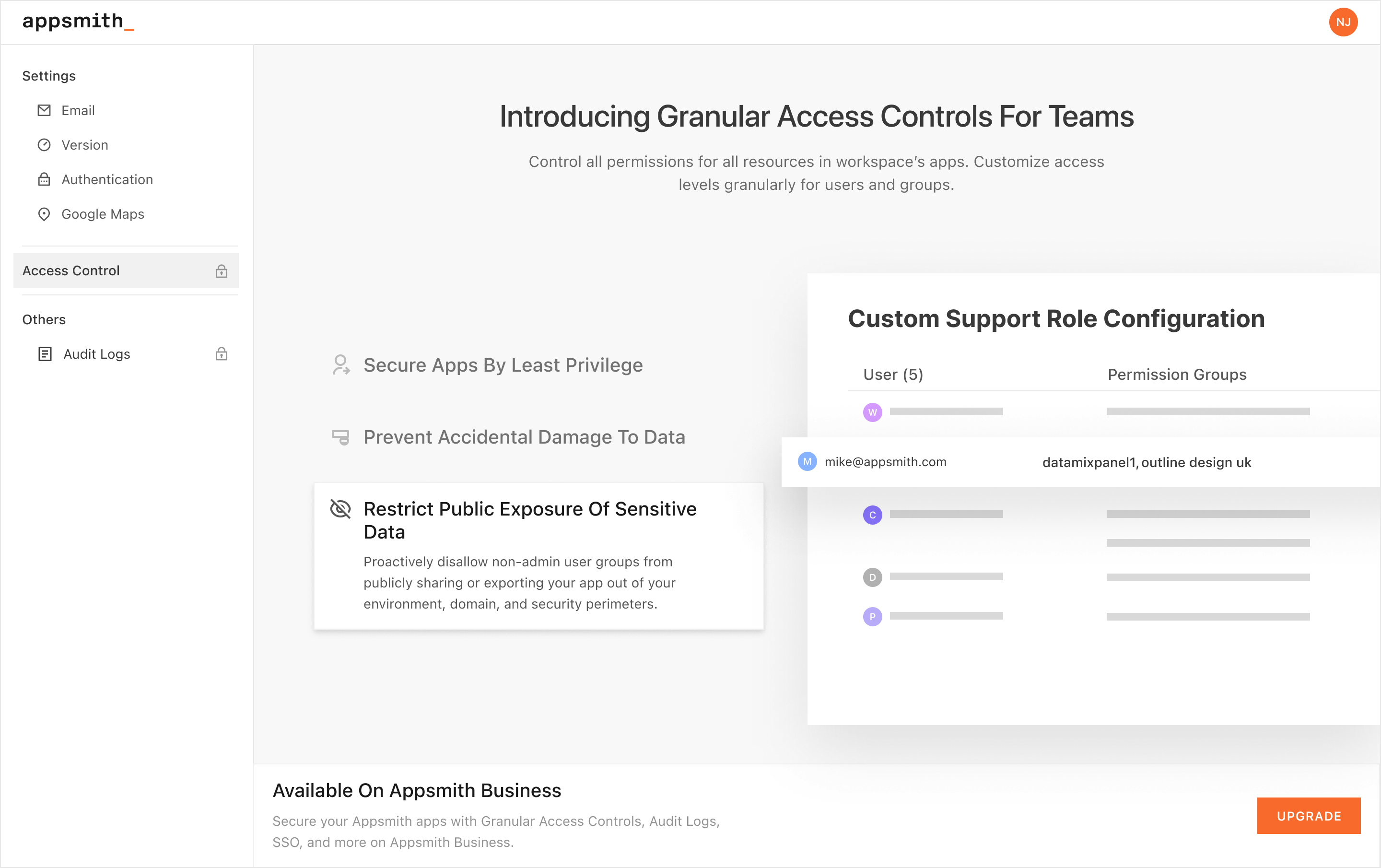 Appsmith Access Control: Made public exposure a visible access decision rather than a hidden technical consequence