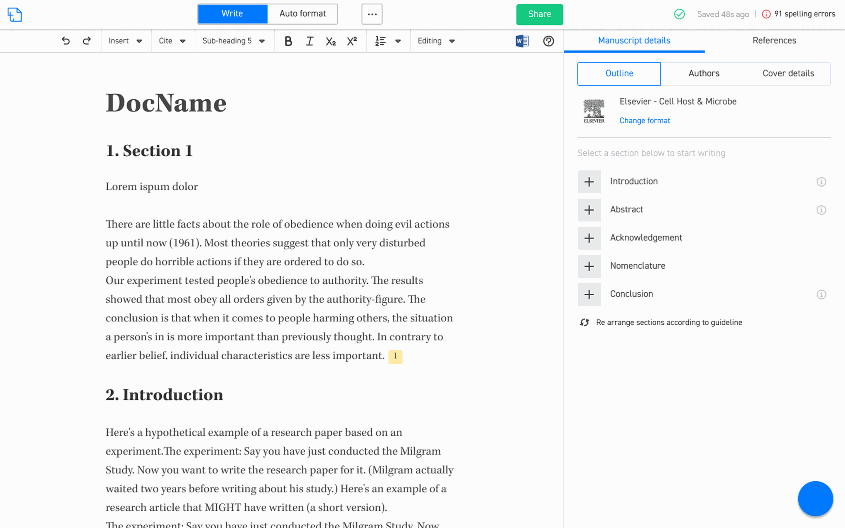 Joy Editor: Kept a guided manuscript outline beside the writing canvas